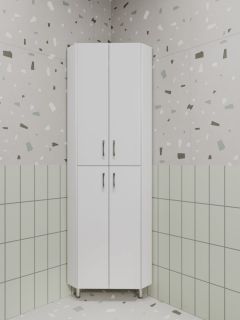 Пенал Style Line Веер 45 ЛС-00002327 угловой белый