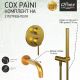 Душевой комплект Paini Cox 78PJSET26911BATH матовое золото