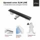 Душевой лоток Paini Slim Line CH500SLC 50см чёрный матовый