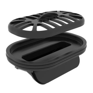 Душевой лоток Pestan Confluo Frameless Line 650 Black Glass