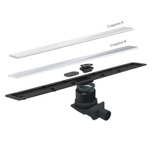 Душевой лоток Pestan Confluo Frameless Line 300 White Glass