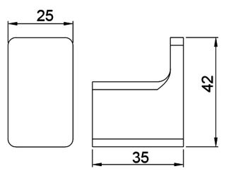 Крючок Timo Selene чёрный 14011/03
