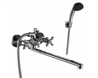 Смеситель для ванны Decoroom с ручным душем хром DR48043