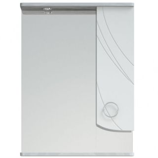 Зеркало-шкаф Corozo Ультра Флора 55см белый SD-00000301