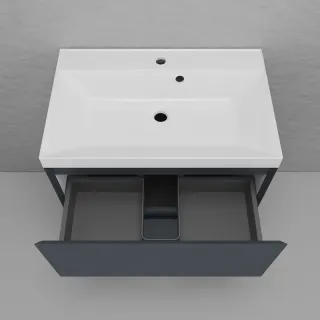 Тумба под раковину напольная Style Line Манхэттен ЛС-00002375 70 см графит