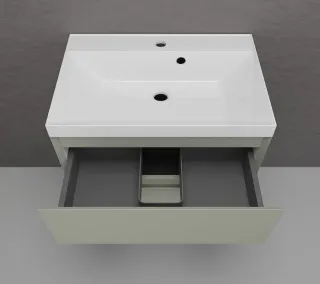 Тумба под раковину подвесная Style Line Манхэттен ЛС-00002364 70 см олива