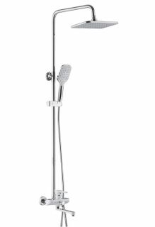 Душевая стойка Shevanik S8136F белый/хром