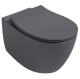 Подвесной унитаз Isvea Sentimenti Neo 10AR02010SV-2C безободковый крышка микролифт антрацит матовый