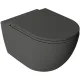 Подвесной унитаз Isvea Vea Rondo 10VA02002SV-2C безободковый антрацит матовый