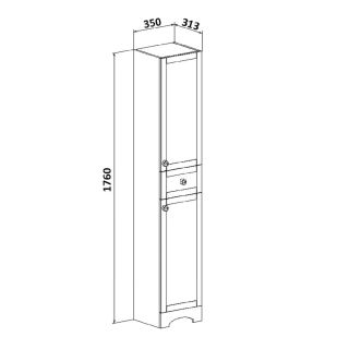 Пенал Runo правый  Мерида 35 (00-00000965)