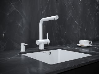 Дозатор Paulmark Brevit D005-431 белый матовый