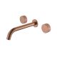 Встраиваемый смеситель для раковины Boheme Stick Linea 152-2-CB.3 брашированная медь