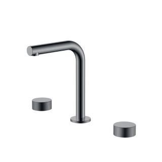 Встраиваемый смеситель для раковины Boheme Stick Touch 152-SGM.2 оружейная сталь