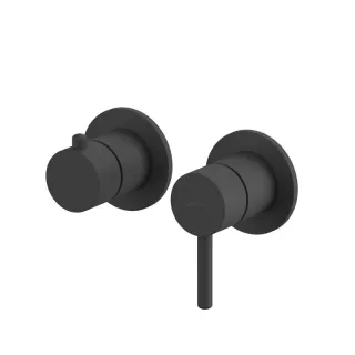 Смеситель скрытого монтажа  WHITECROSS 2-Y1243BL черный матовый