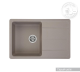 Мойка кухонная Акватон Аманда 78см серый шелк