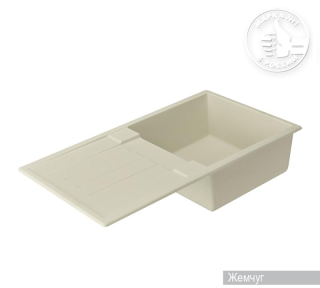 Мойка кухонная Акватон Верона 86 см жемчуг