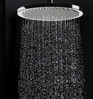 Верхний душ Bossini Apice H70430I.073 28 см чёрный матовый