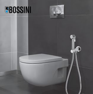 Гигиенический душ Bossini Paloma Brass E37005.094 брашированный никель