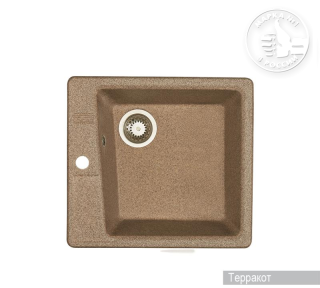Мойка кухонная Акватон Парма 51 см терракот