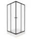Душевой уголок Triton Вента Щ0000064629 90x90 см профиль чёрный стекло матовое