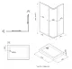 Душевой уголок Triton Вента Щ0000049617 100x80 см профиль хром стекло прозрачное