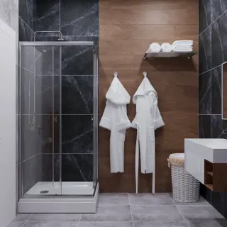 Душевой уголок Triton Вента Щ0000049616 90x90 см профиль хром стекло прозрачное