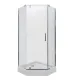 Душевой уголок Triton Дека Щ0000053610 90x90 см профиль хром стекло прозрачное