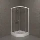 Душевой уголок Triton Ультра Щ0000061784 80x80 см профиль белый стекло прозрачное