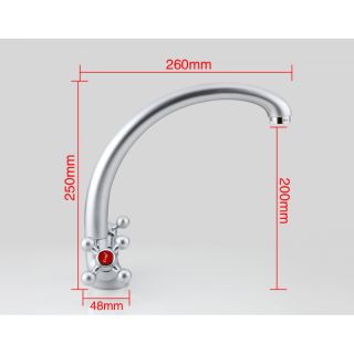 Смеситель для кухни Frap F4219-4 бронза