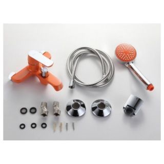 Смеситель для ванны и душа Frap F3232 Оранжевый