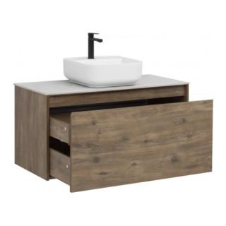 Тумба под раковину Aquanet Nova Lite 249520 100 см дуб рустикальный