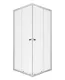 Душевой уголок Triton Вельвет Щ0000071052 80x80 см профиль белый стекло матовое