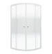 Душевой уголок Triton Лайт Щ0000064834 100x100 см профиль белый стекло с узором