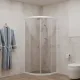 Душевой уголок Triton Ультра Щ0000064833 90x90 см профиль белый стекло прозрачное