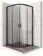 Душевой уголок Ambassador Queen 11011201Black 90x90см чёрный/прозрачное