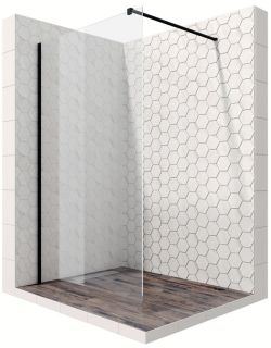 Душевая перегородка Ambassador Walk-in 15031112 120см чёрный/прозрачное