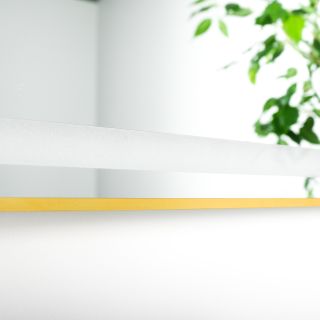 Зеркало FIXSEN с подсветкой LED прямоугольное 120х80 см золото-сатин (FX-2120G)