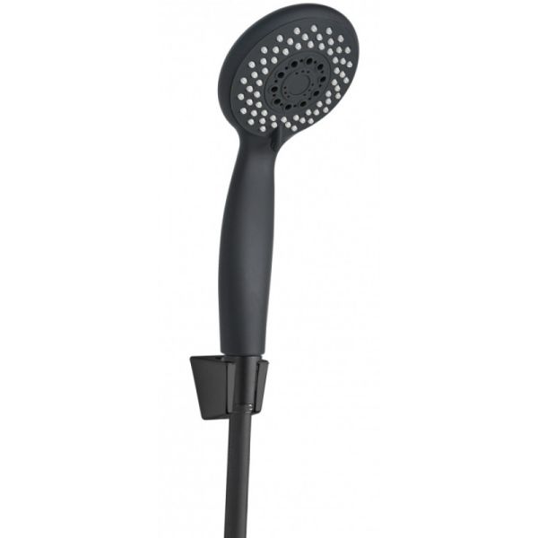 Душевая лейка Aquanet AF000-07B 261831 чёрный матовый