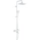 Душевая стойка Gappo G2491-8 с термостатом белый