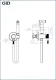 Гигиенический душ Gid Edessa L070CHGD со смесителем хром
