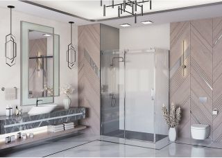 Душевой уголок Ambassador Benefit 19021102HX-90HX 130x90см хром/прозрачное