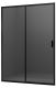 Душевая дверь Ambassador Forsa 17022217ABB 110см чёрный/тонированное
