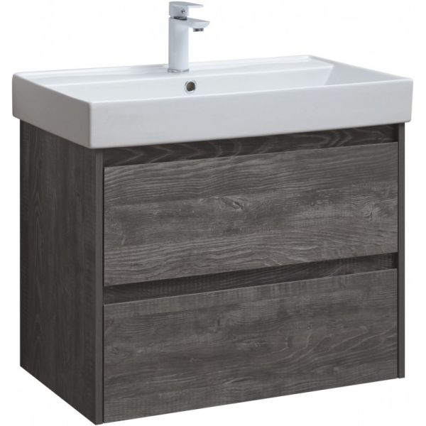 Тумба под раковину Aquanet Nova Lite 287890 75 см дуб серый