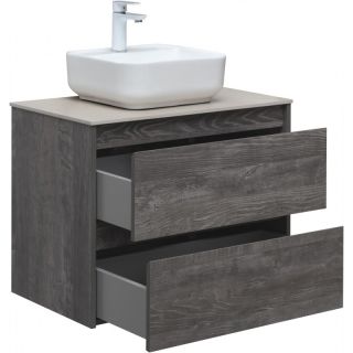 Тумба под раковину Aquanet Nova Lite 287890 75 см дуб серый