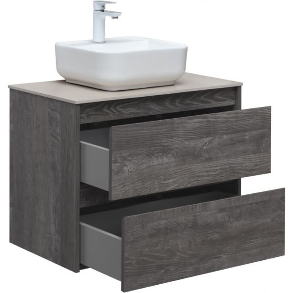 Тумба под раковину Aquanet Nova Lite 287890 75 см дуб серый