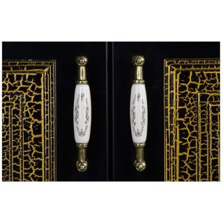 Тумба под раковину Aquanet Валенса 180042 90 см черный краколет/золото