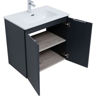 Тумба под раковину Aquanet Алвита New 303904 70 см антрацит