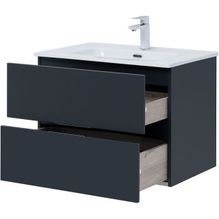 Тумба под раковину Aquanet Алвита New 303908 70 см антрацит