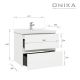 Тумба под раковину подвесная Onika Эвада 106156 60 см белый