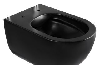 Подвесной унитаз Charus Skandenborg Rimless EWC700-125B безободковый чёрный